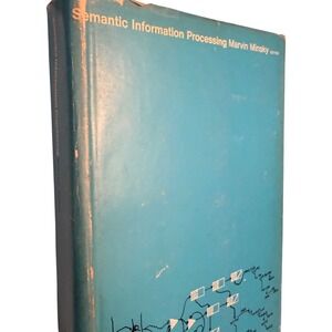 MIT Press Semantic Information Processing Marvin Minsky 1968 Hardcover Vintage
